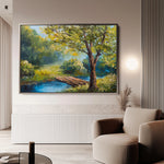 Landscape 156 Canvas Art 60 x 40 cm / Black