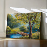 Landscape 156 Canvas Art 60 x 40 cm / Black