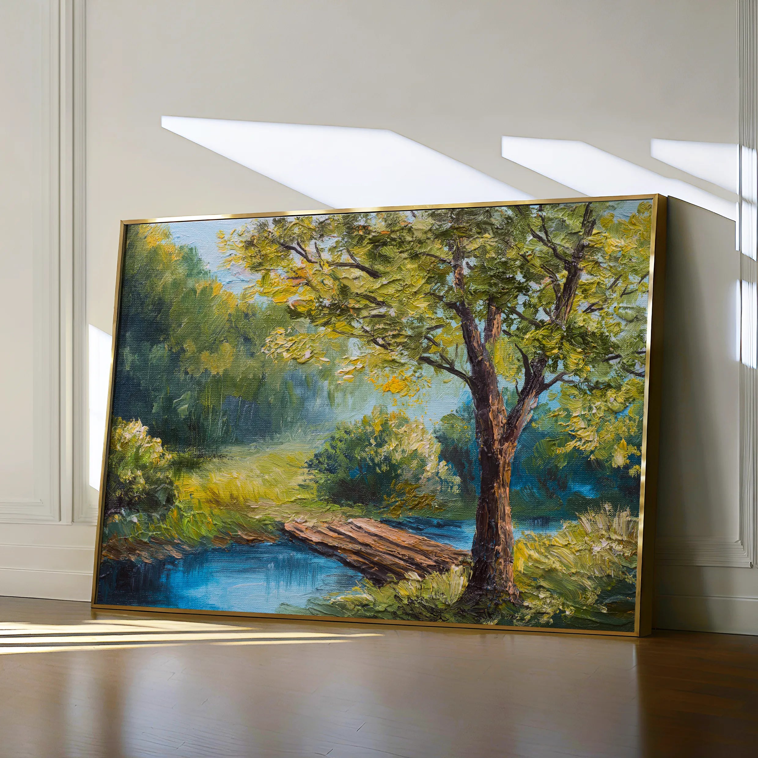 Landscape 156 Canvas Art 60 x 40 cm / Black