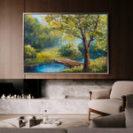 Landscape 156 Canvas Art 60 x 40 cm / Black