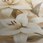 Floral 1560 Canvas Art 60 x 40 cm / Black