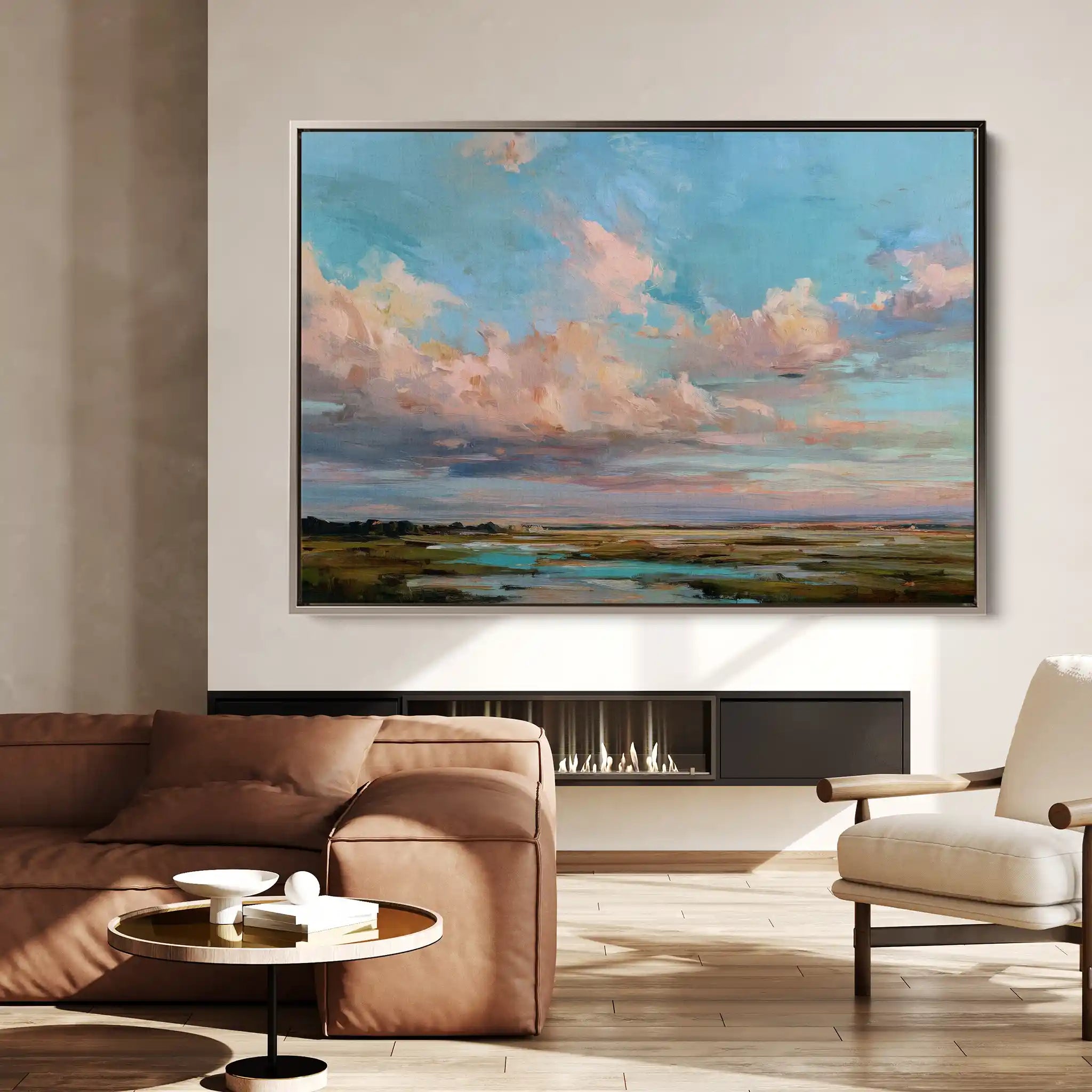 Abstract 1561 Canvas Art 60 x 40 cm / Black
