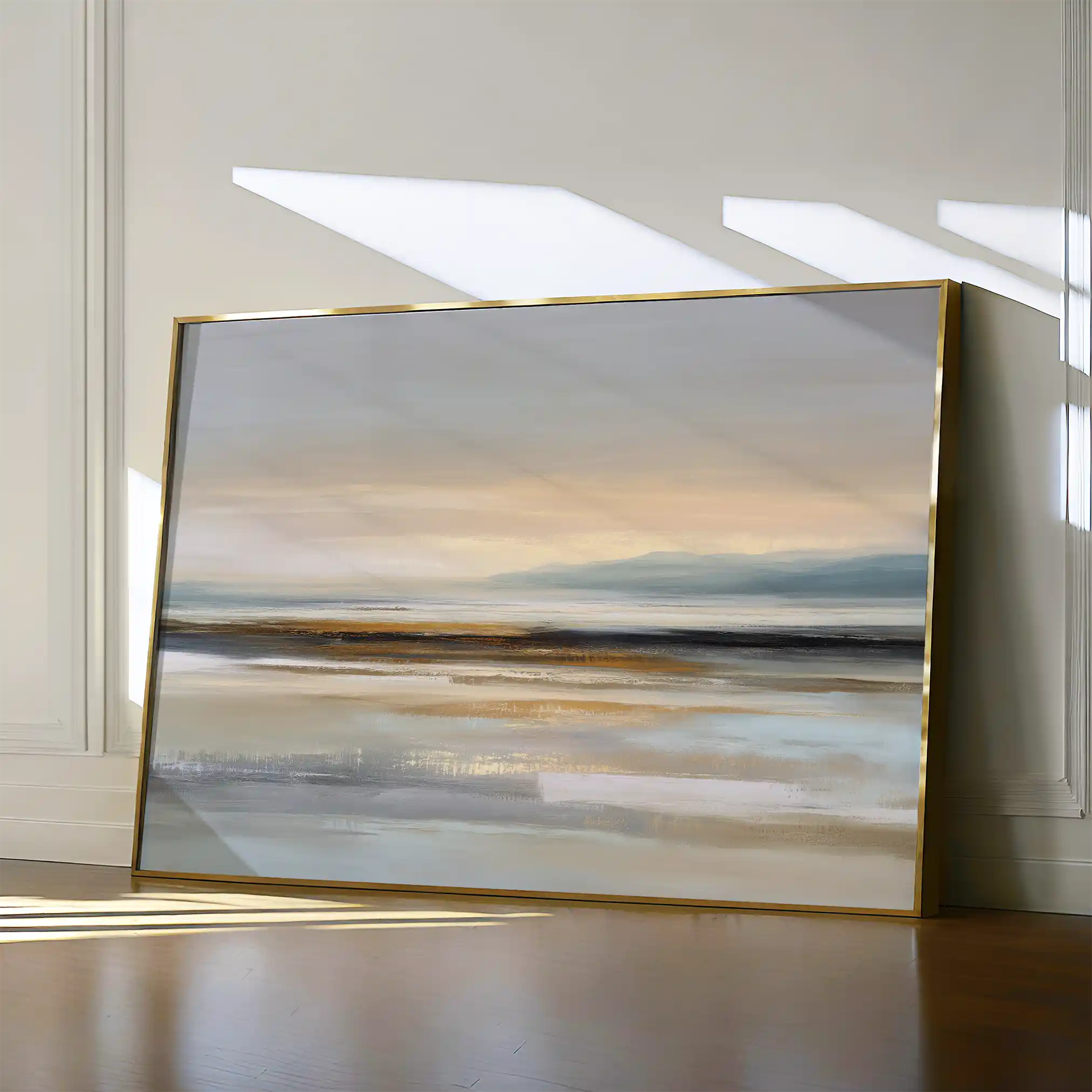 Abstract 1564 Canvas Art 60 x 40 cm / Black
