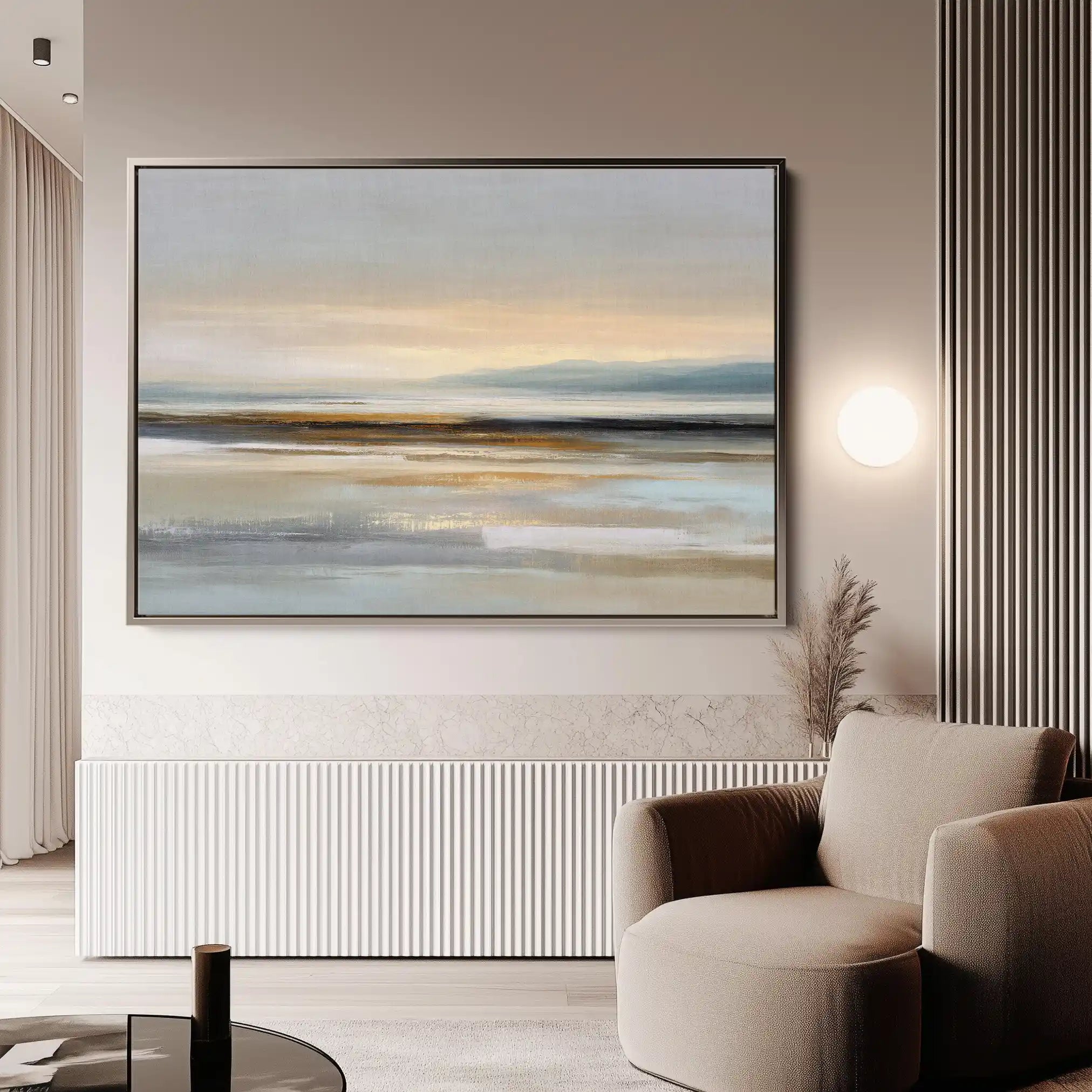 Abstract 1564 Canvas Art 60 x 40 cm / Black