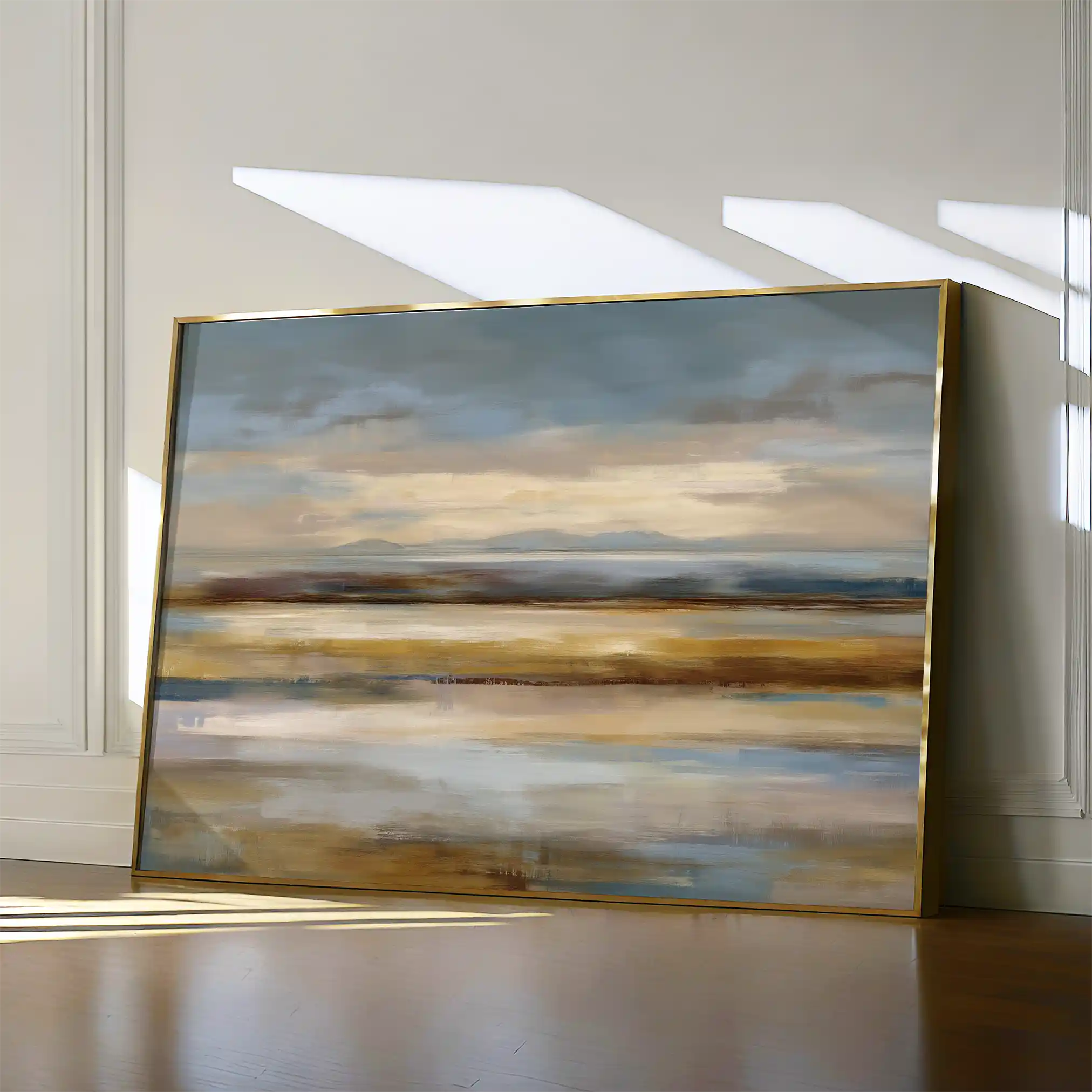 Abstract 1565 Canvas Art 60 x 40 cm / Black