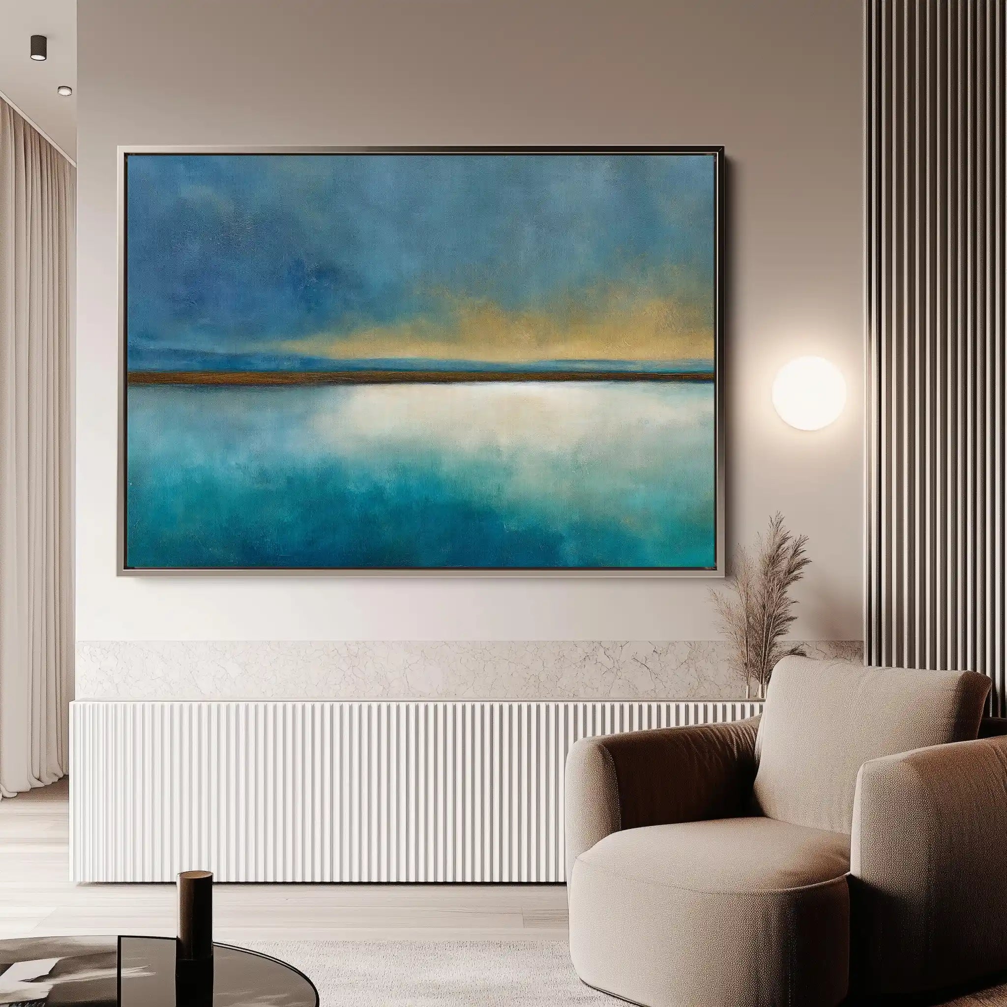 Abstract 1568 Canvas Art 60 x 40 cm / Black