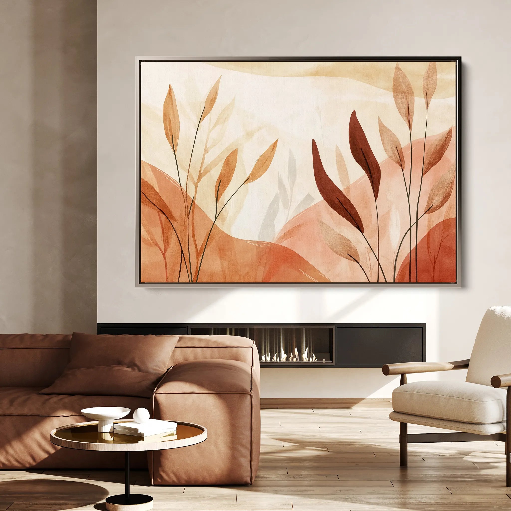 Boho 157 Canvas Art 60 x 40 cm / Black