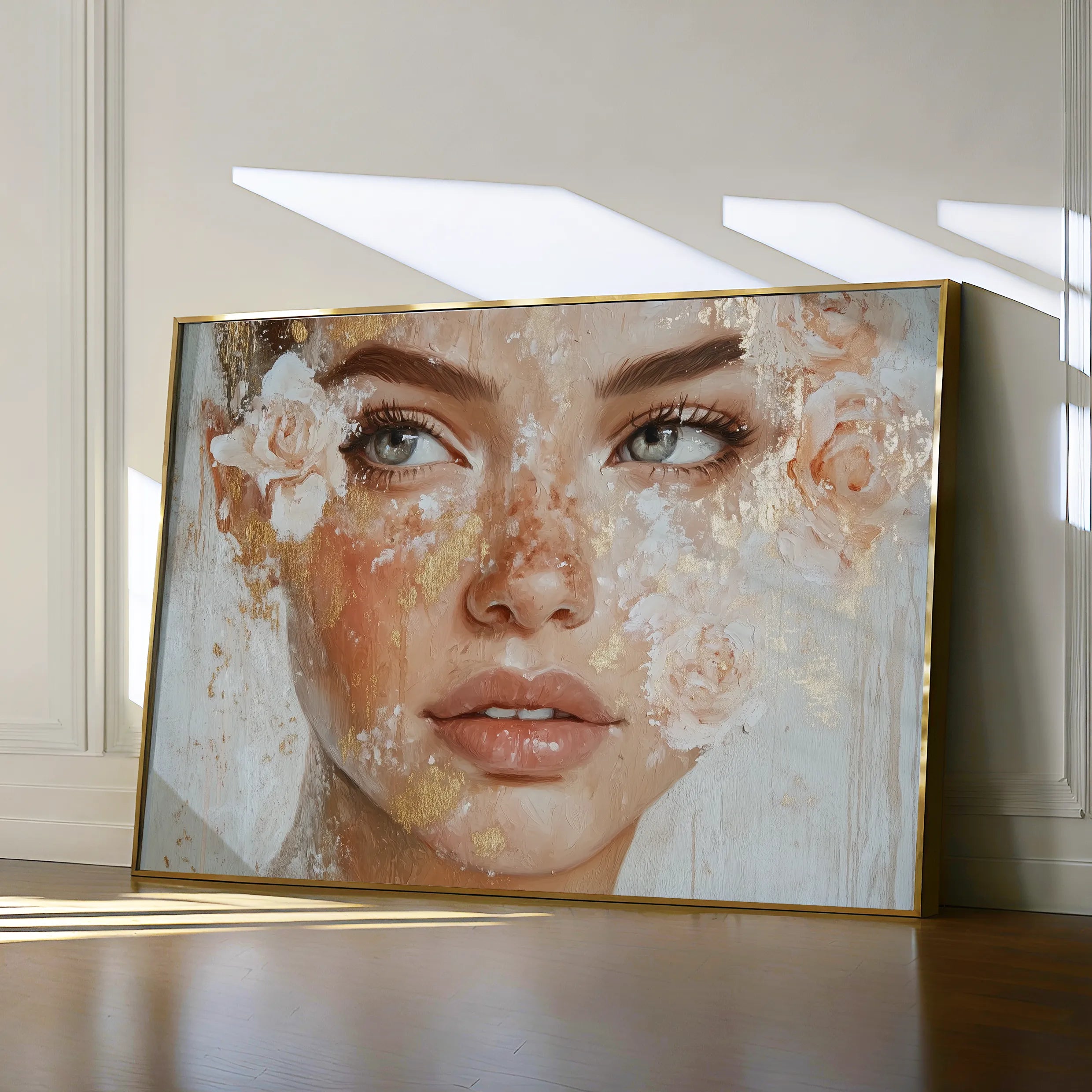 Portrait 157 Canvas Art 60 x 40 cm / Black
