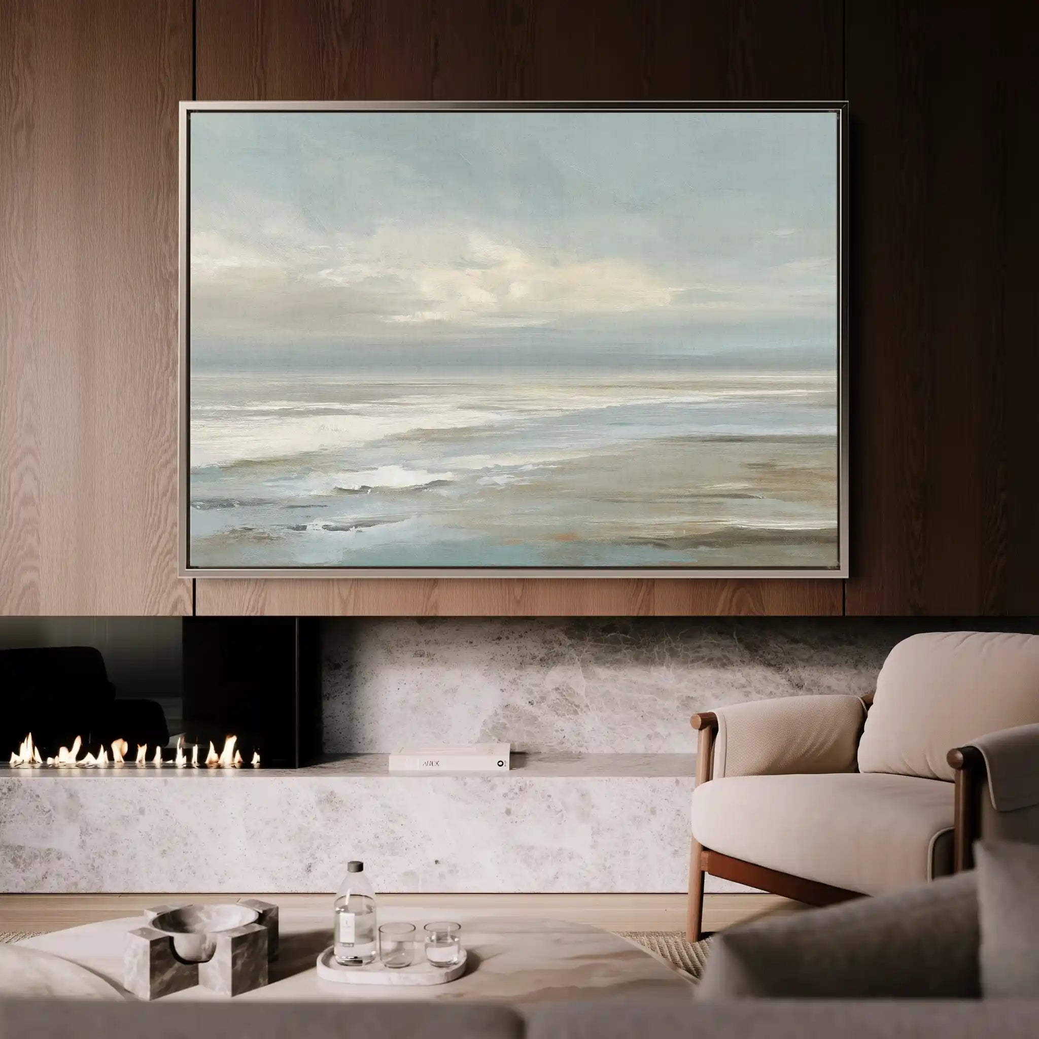 Abstract 1572 Canvas Art 60 x 40 cm / Black
