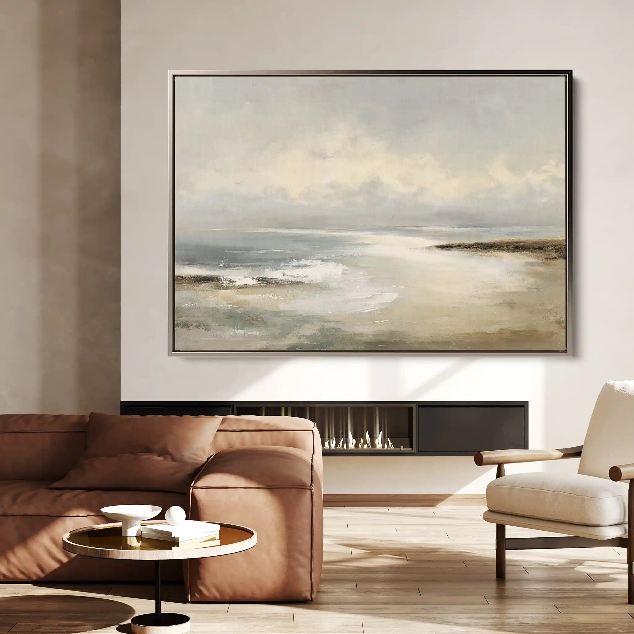Abstract 1573 Canvas Art 60 x 40 cm / Black