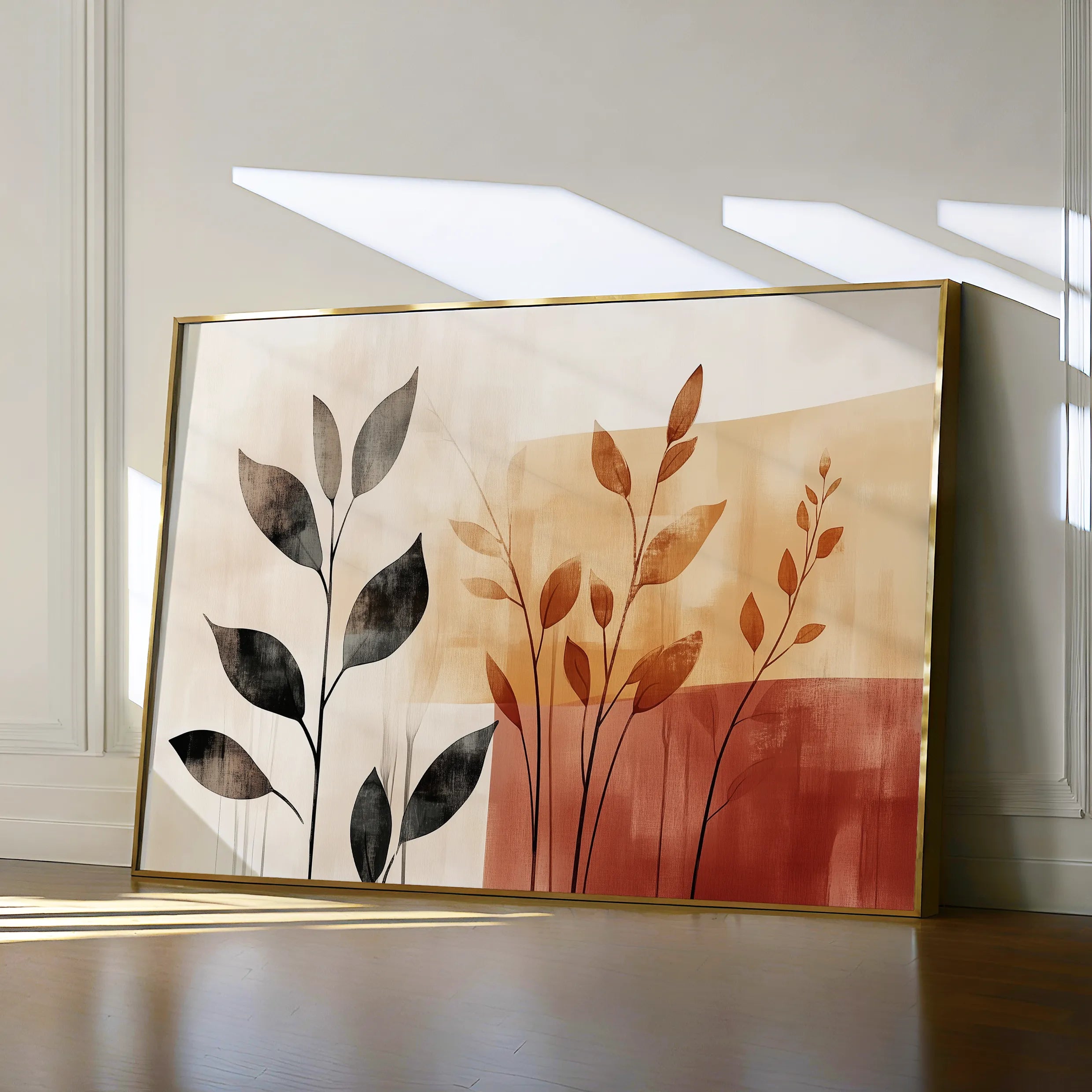 Boho 158 Canvas Art 60 x 40 cm / Black