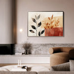 Boho 158 Canvas Art 60 x 40 cm / Black