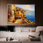 Landscape 158 Canvas Art 60 x 40 cm / Black