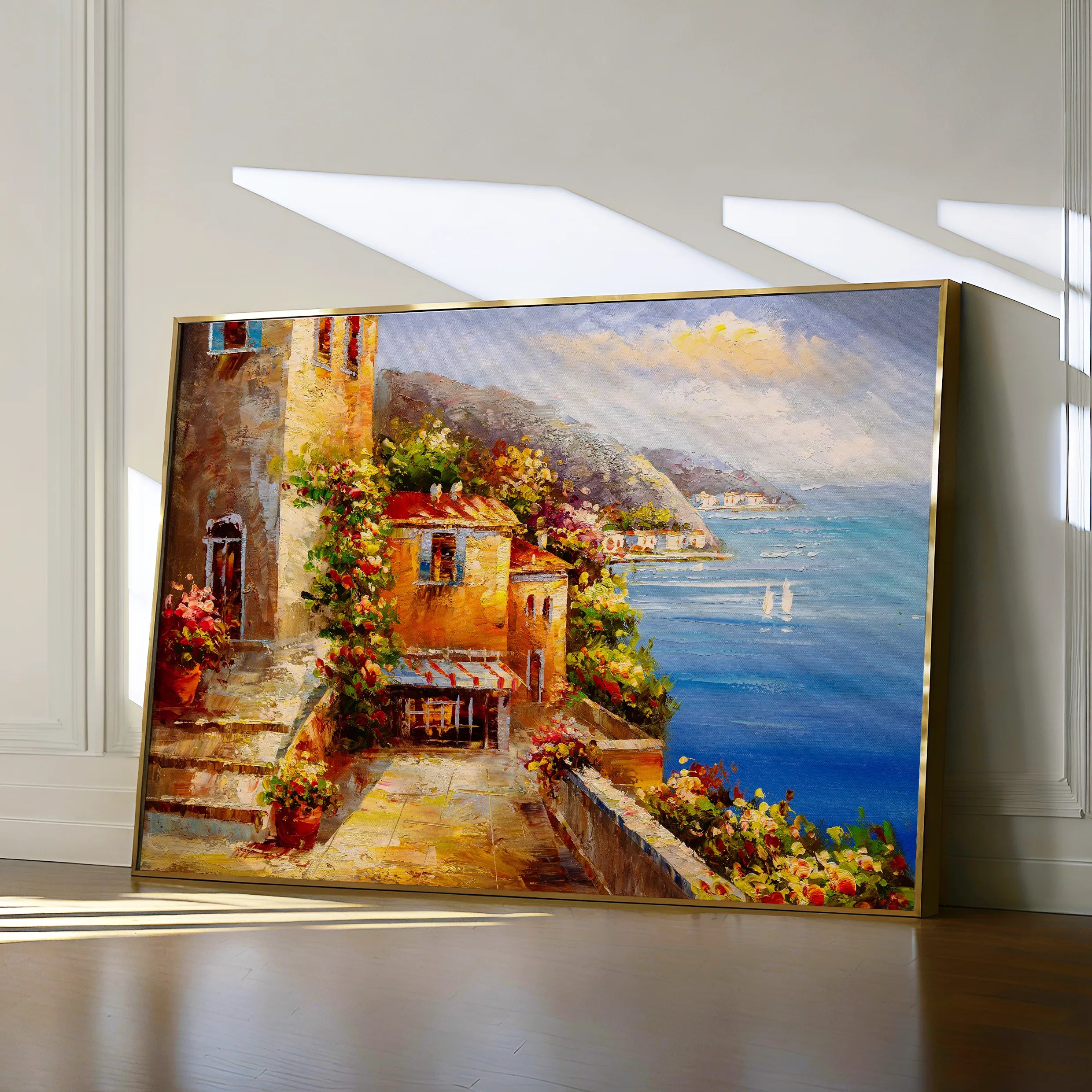 Landscape 158 Canvas Art 60 x 40 cm / Black