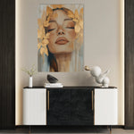 Portrait 158 Canvas Art 60 x 40 cm / Black