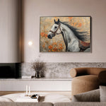 Horses 159 Canvas Art 60 x 40 cm / Black