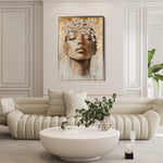 Portrait 159 Canvas Art 60 x 40 cm / Black
