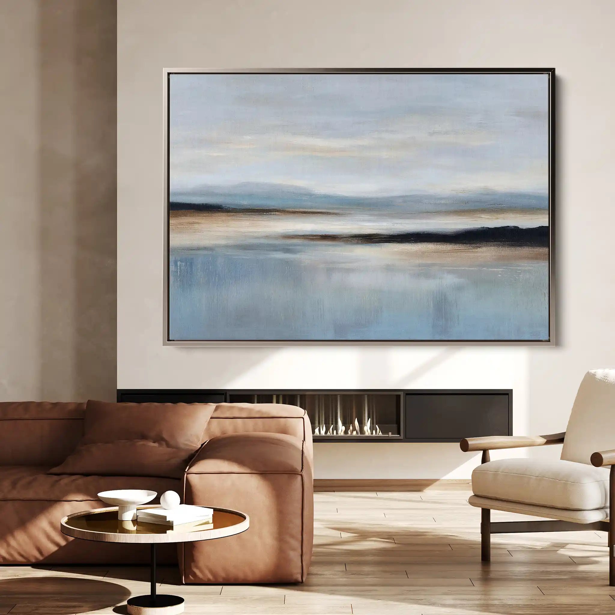 Abstract 1594 Canvas Art 60 x 40 cm / Black
