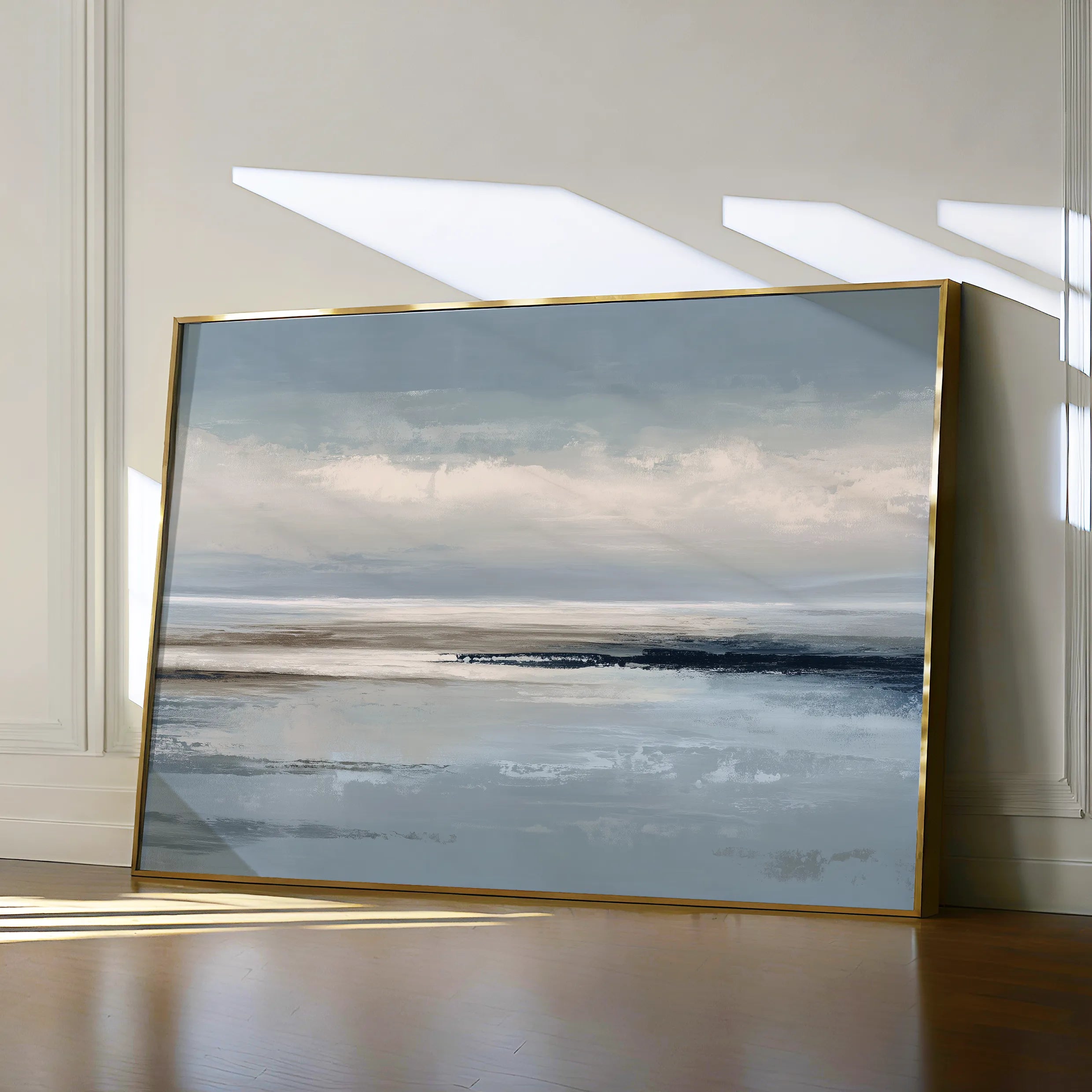 Abstract 1595 Canvas Art 60 x 40 cm / Black