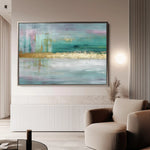 Abstract 1598 Canvas Art 60 x 40 cm / Black