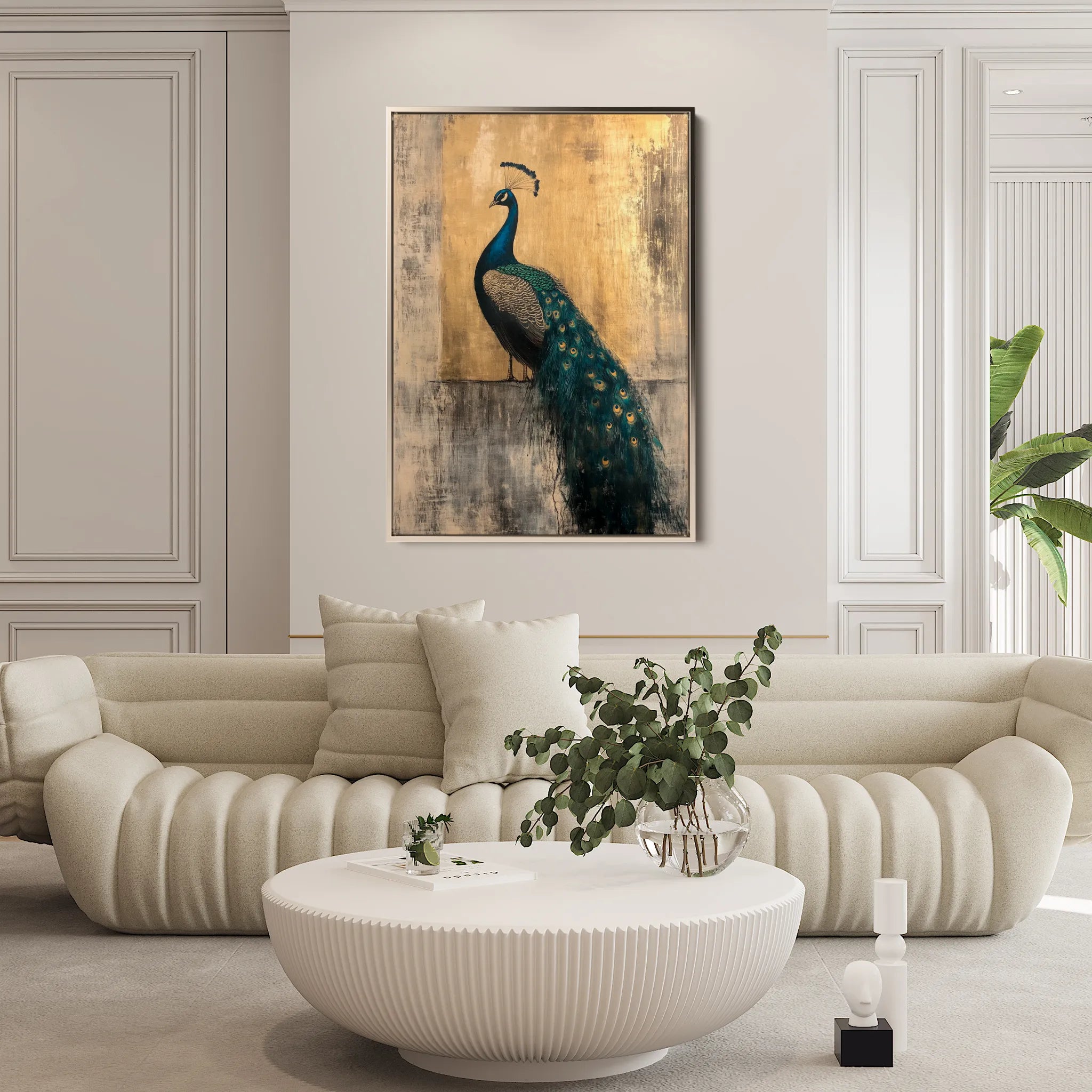 Animals 160 Canvas Art 60 x 40 cm / Black