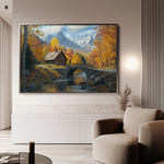 Landscape 160 Canvas Art 60 x 40 cm / Black