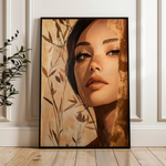 Portrait 160 Canvas Art 60 x 40 cm / Black