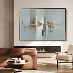 Abstract 1600 Canvas Art 60 x 40 cm / Black