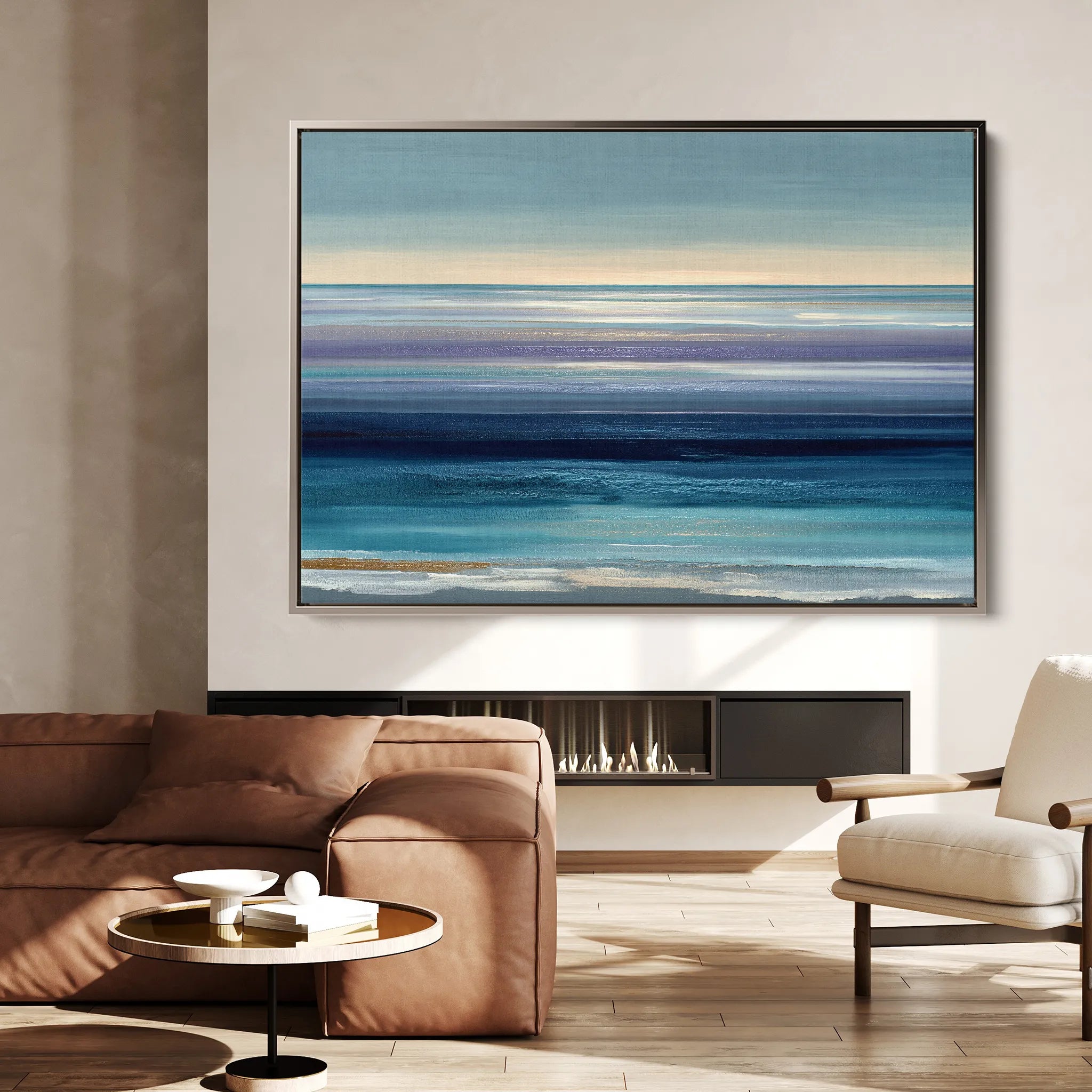 Abstract 1603 Canvas Art 60 x 40 cm / Black