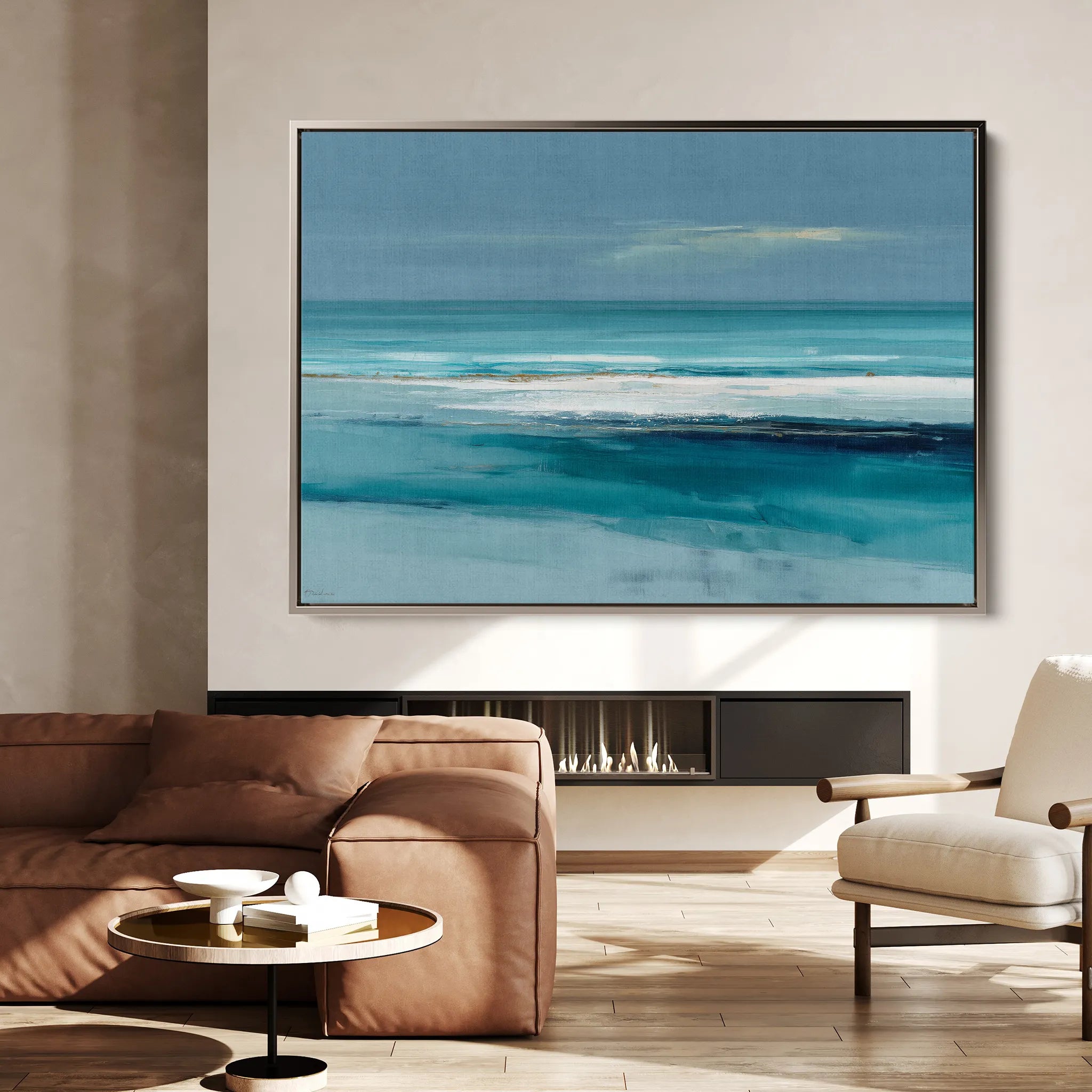 Abstract 1606 Canvas Art 60 x 40 cm / Black