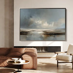 Abstract 1609 Canvas Art 60 x 40 cm / Black
