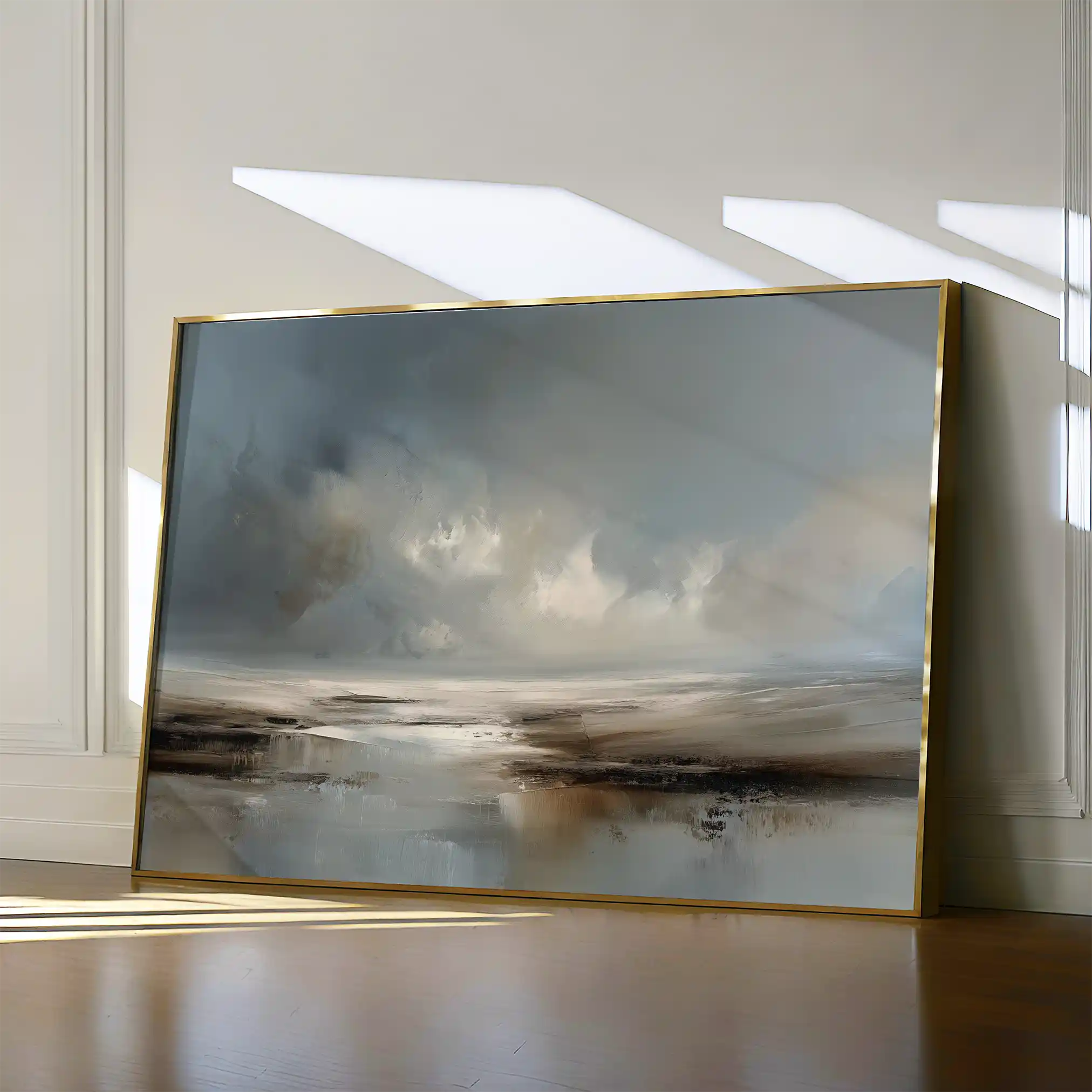 Abstract 1609 Canvas Art 60 x 40 cm / Black