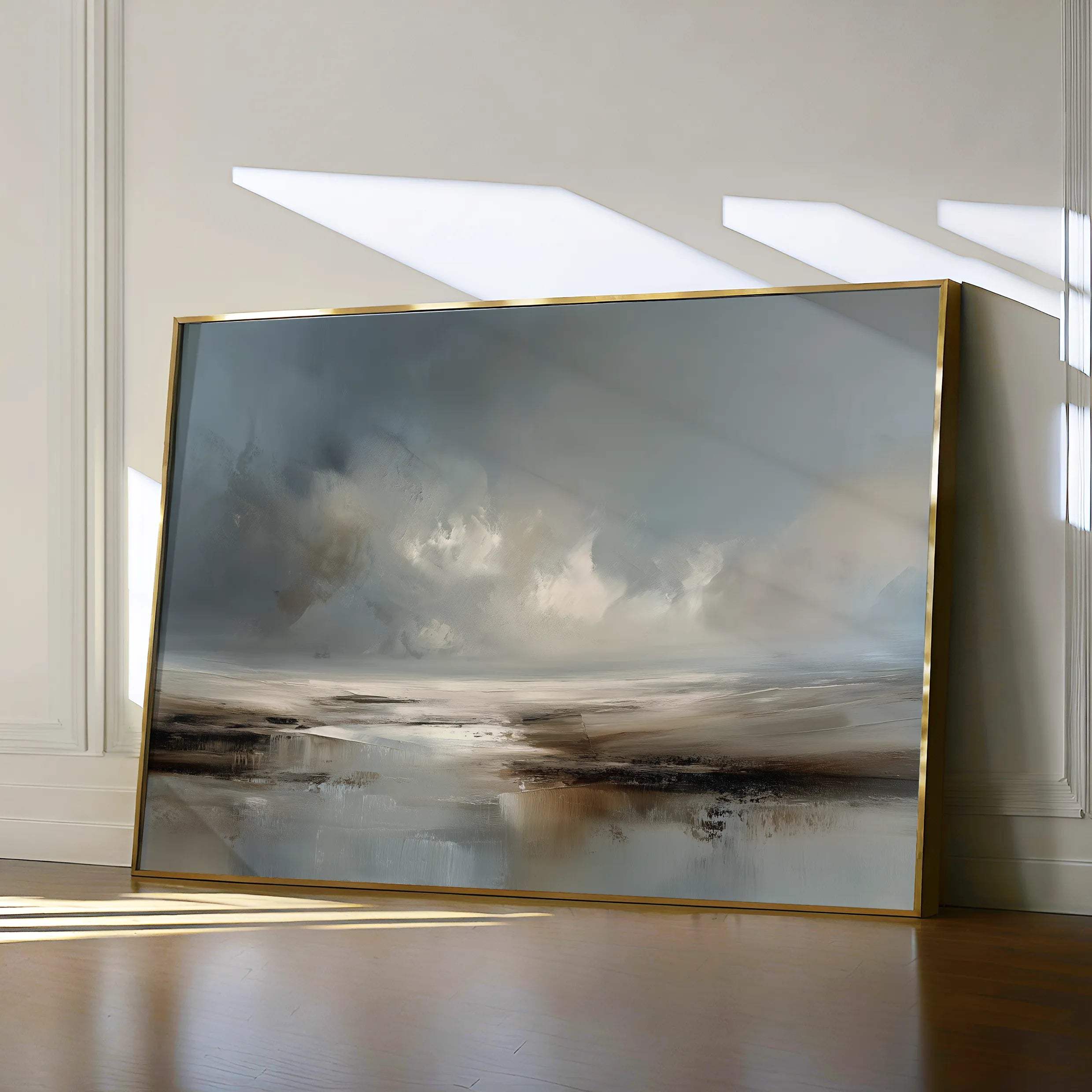 Abstract 1609 Canvas Art 60 x 40 cm / Black