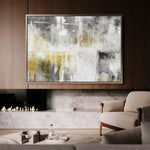Abstract 161 Canvas Art 60 x 40 cm / Black