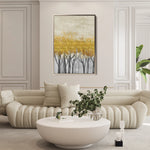 Floral 161 Canvas Art 60 x 40 cm / Black