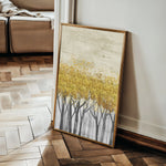 Floral 161 Canvas Art 60 x 40 cm / Black