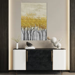 Floral 161 Canvas Art 60 x 40 cm / Black