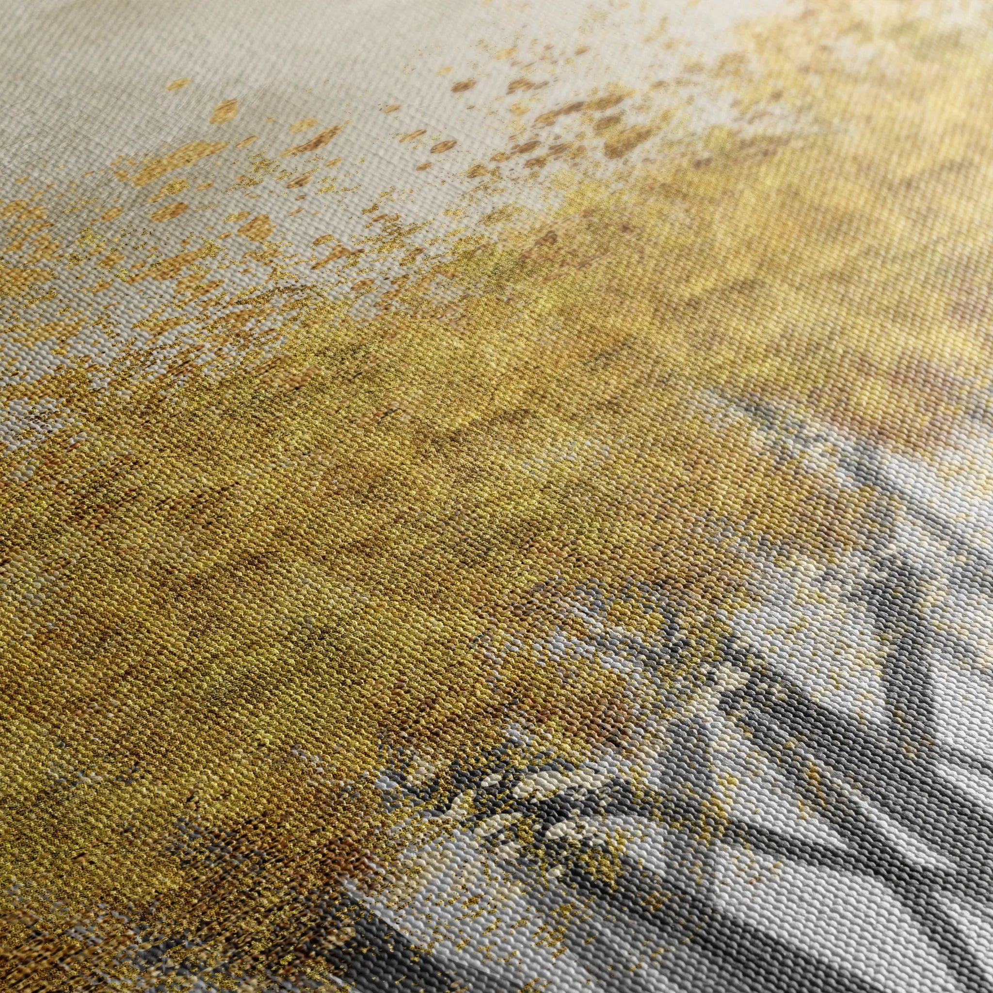 Floral 161 Canvas Art 60 x 40 cm / Black