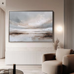 Abstract 1610 Canvas Art 60 x 40 cm / Black