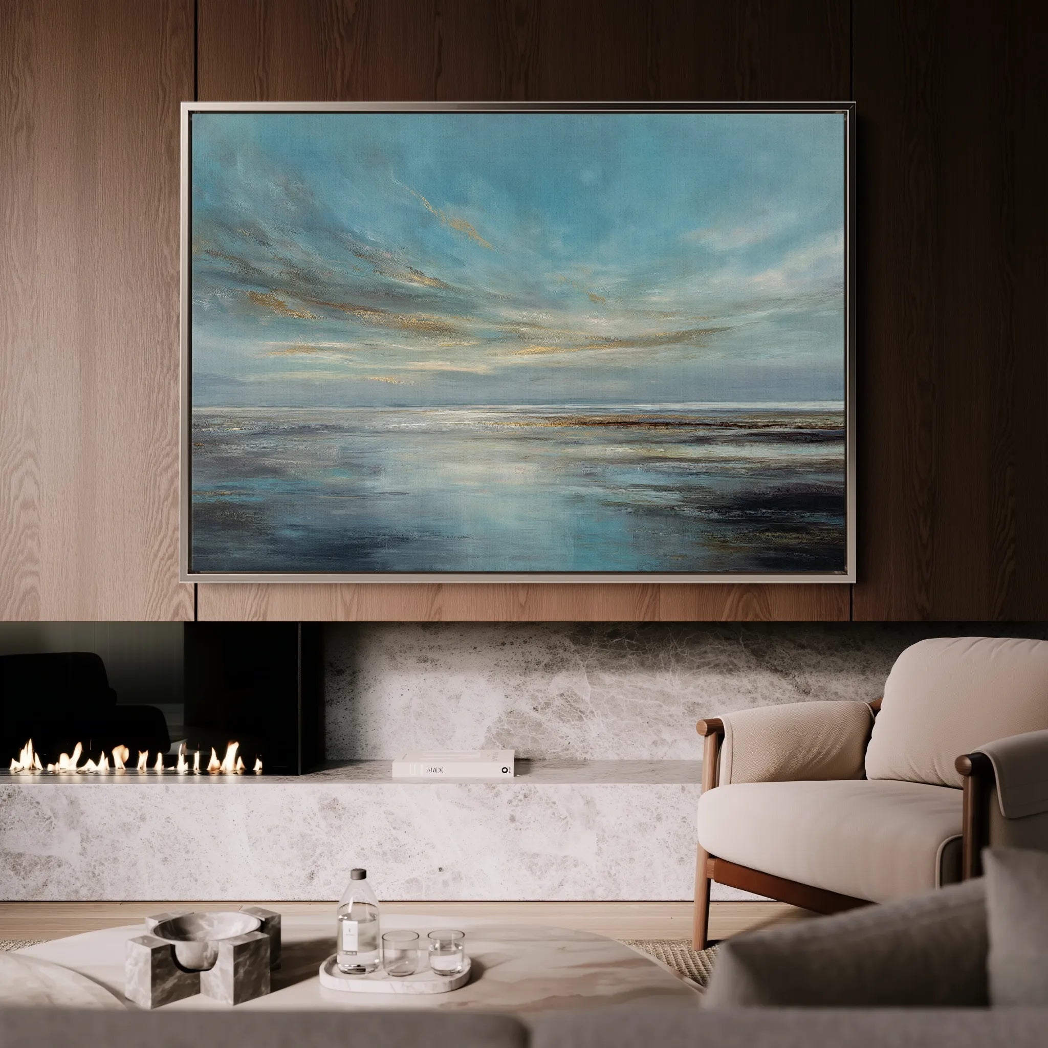 Abstract 1613 Canvas Art 60 x 40 cm / Black