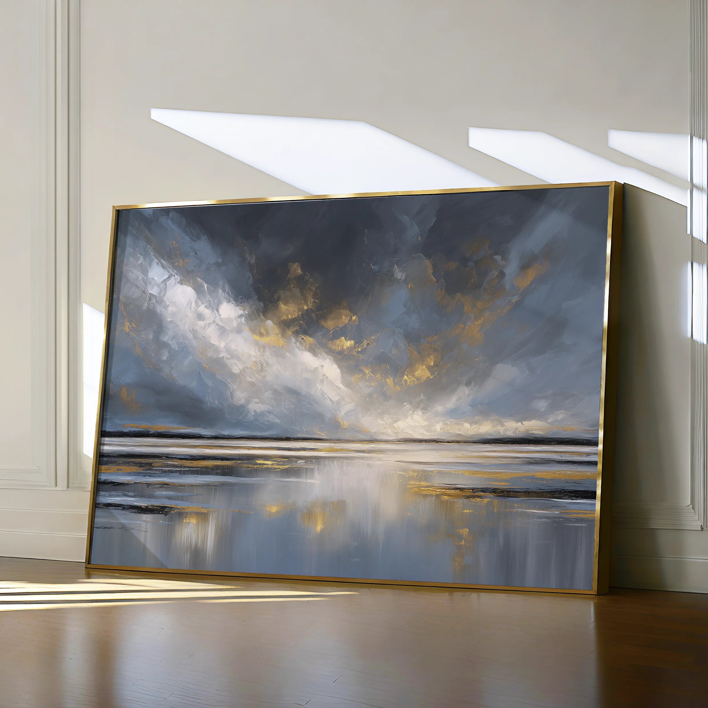 Abstract 1615 Canvas Art 60 x 40 cm / Black