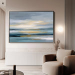 Abstract 1619 Canvas Art 60 x 40 cm / Black
