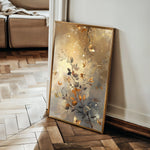 Floral 162 Canvas Art 60 x 40 cm / Black