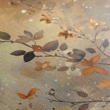 Floral 162 Canvas Art 60 x 40 cm / Black