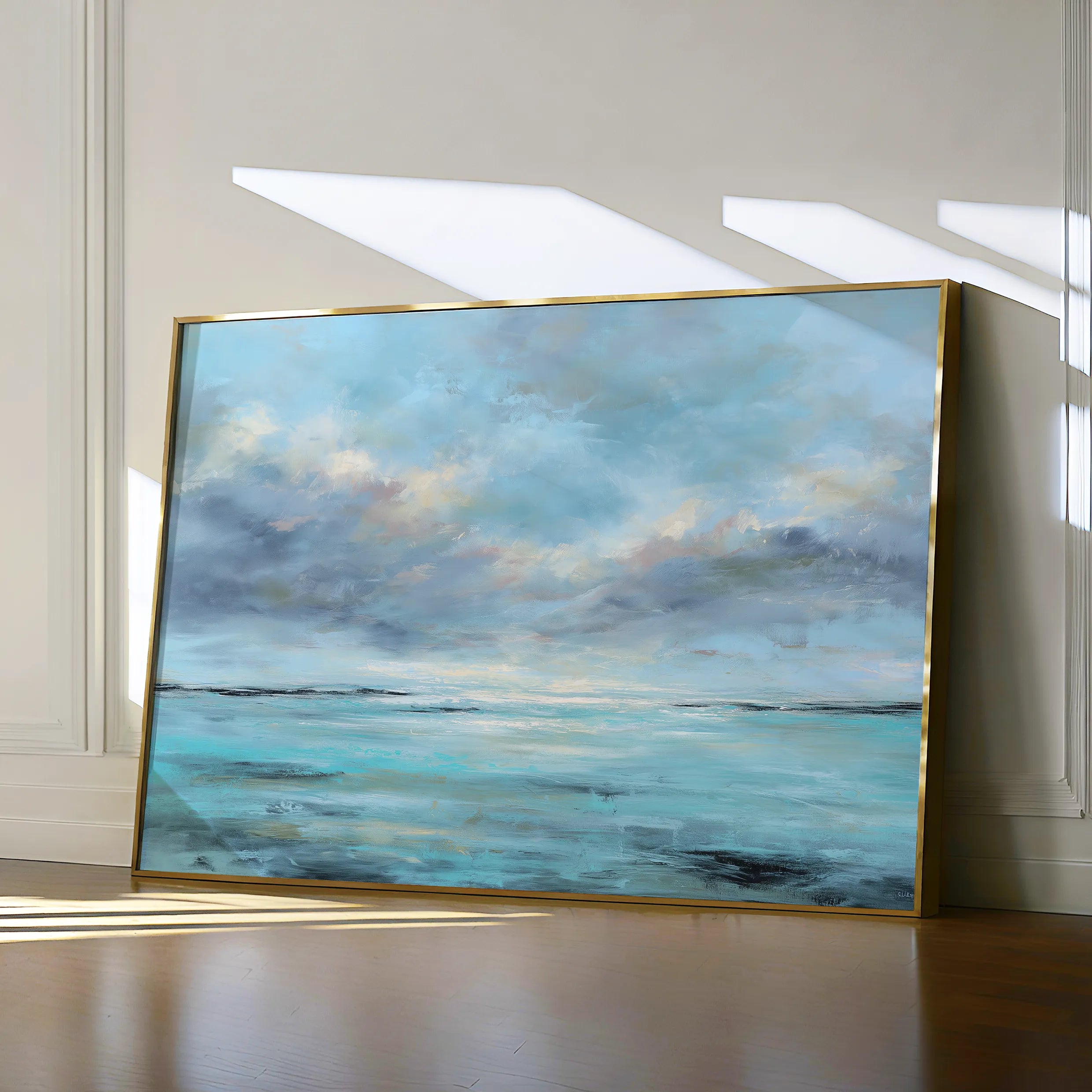Abstract 1620 Canvas Art 60 x 40 cm / Black