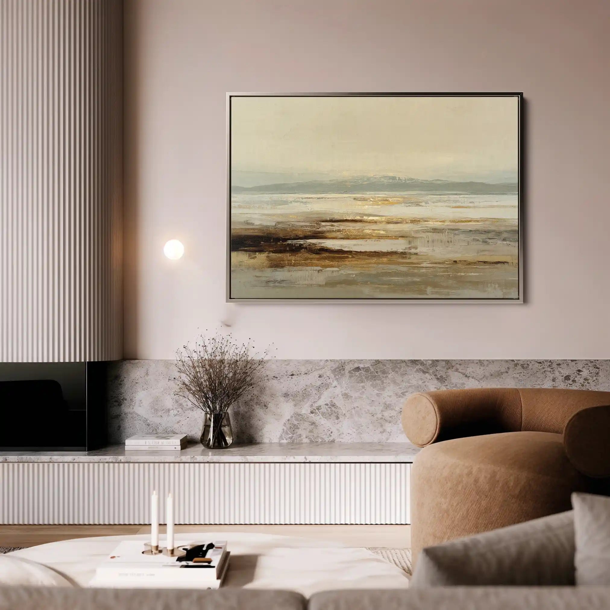 Abstract 1622 Canvas Art 60 x 40 cm / Black