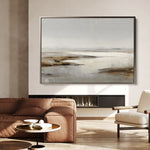 Abstract 1624 Canvas Art 60 x 40 cm / Black