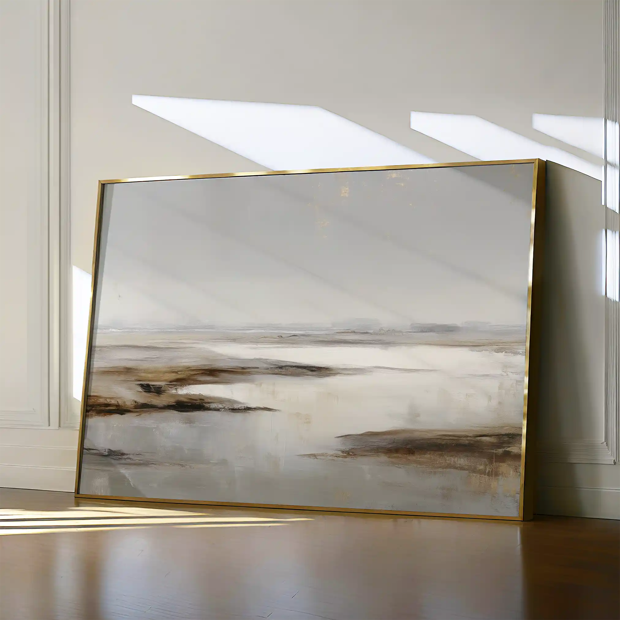 Abstract 1624 Canvas Art 60 x 40 cm / Black
