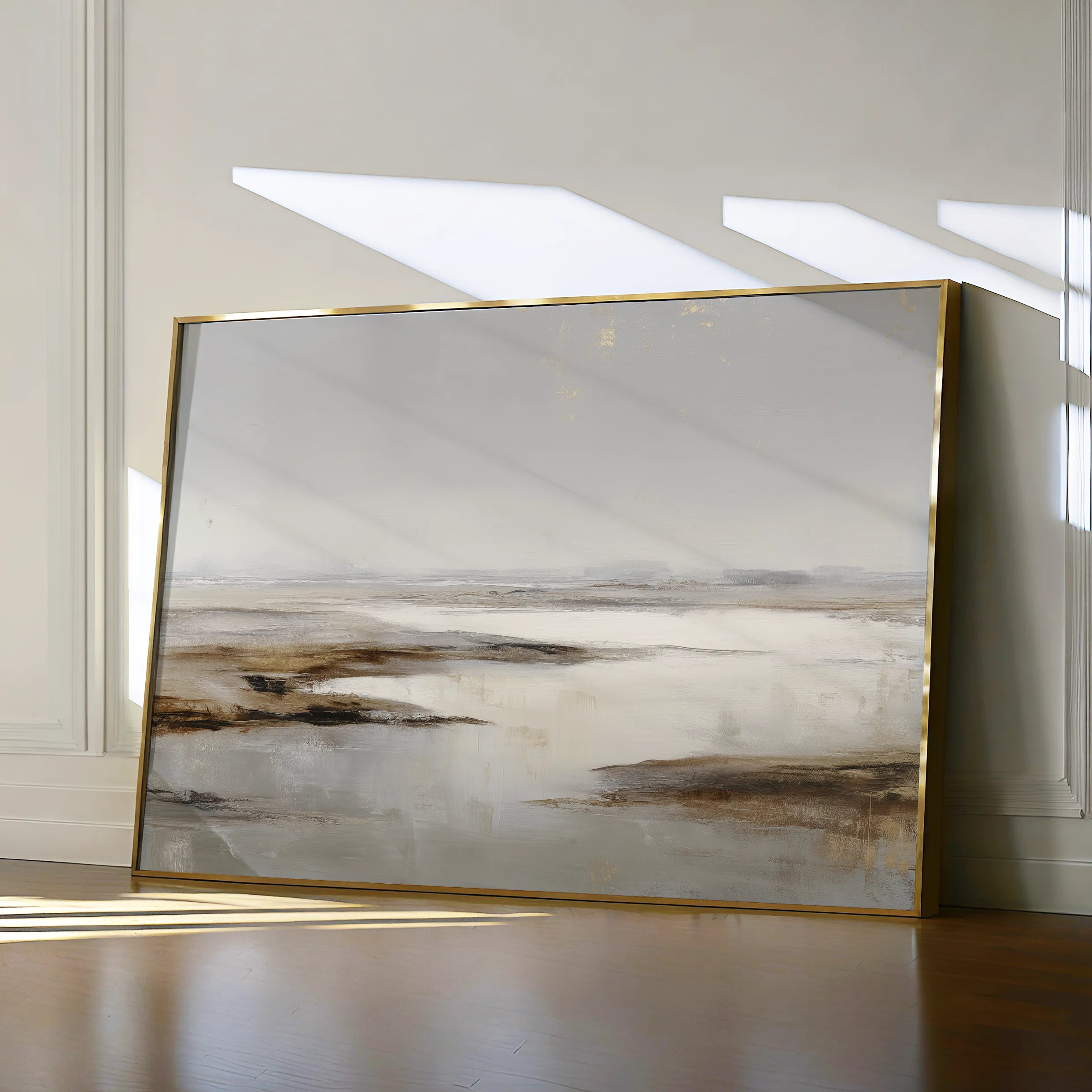 Abstract 1624 Canvas Art 60 x 40 cm / Black