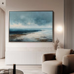 Abstract 1625 Canvas Art 60 x 40 cm / Black